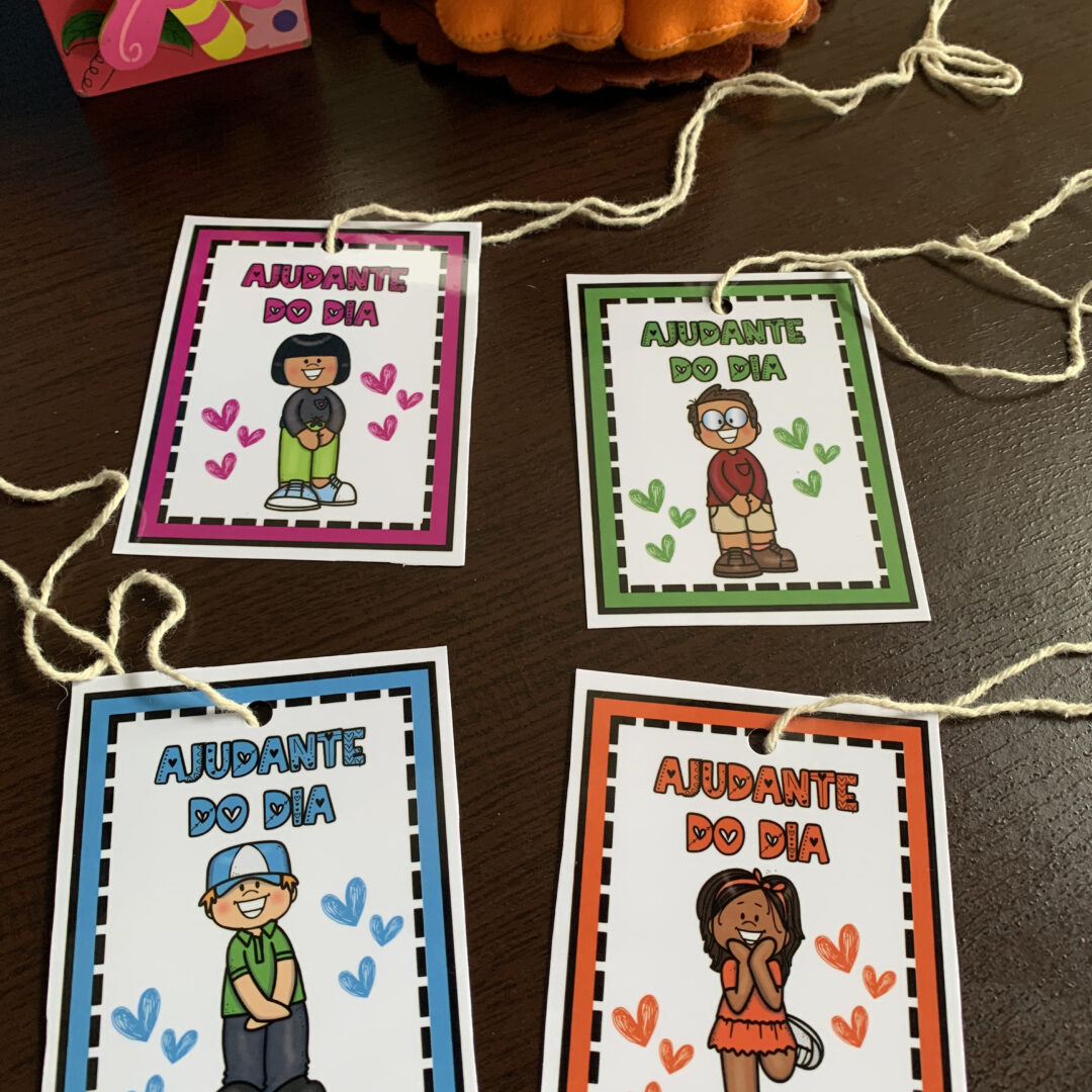 Crachá Ajudante do Dia