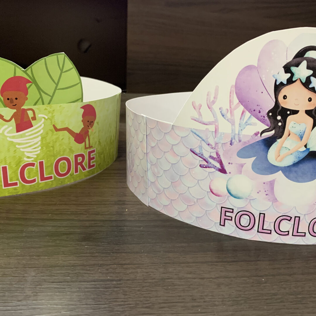 Coroas Folclóricas - Saci e Iara