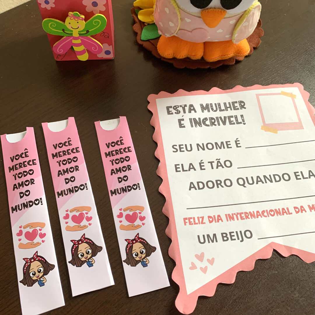 Porta-Lixa de Unha + Bandeirola