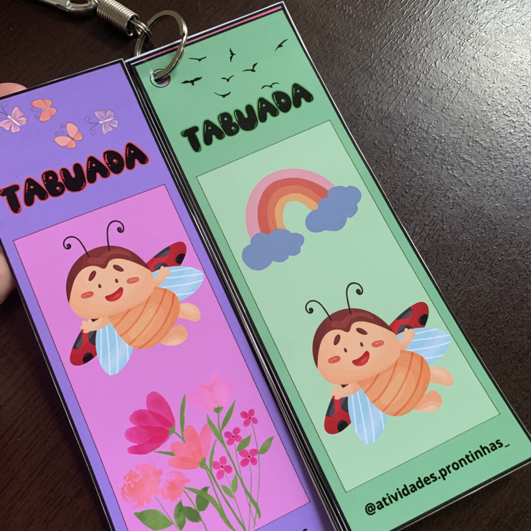 Chaveiro Tabuada Joaninha