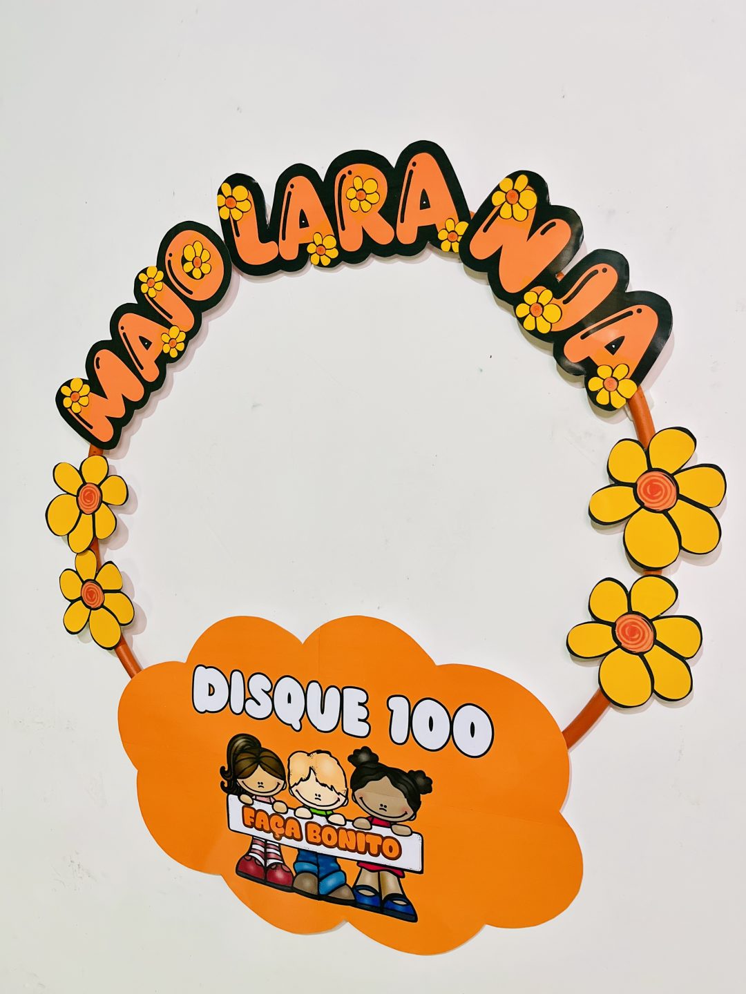 Bambolê Faça Bonito Maio Laranja - Imagem 2
