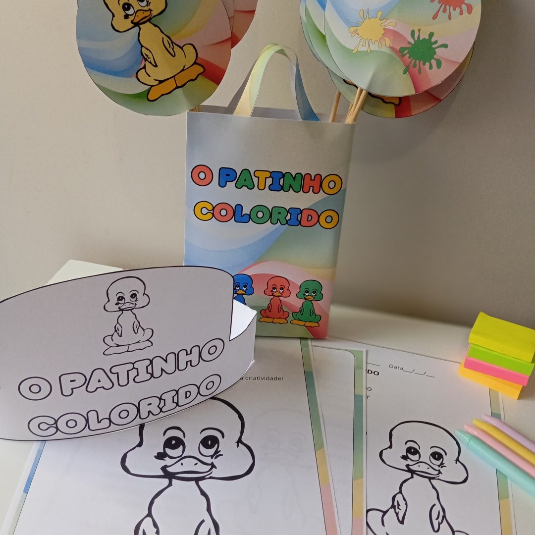 Sacola Musical - O patinho colorido