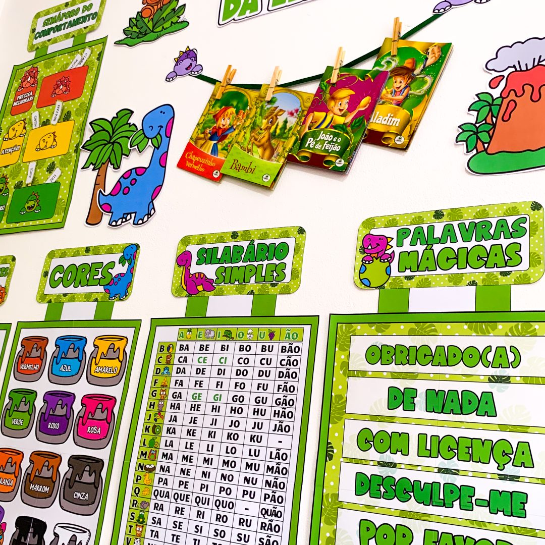 Kit Sala de Aula Dinossauros