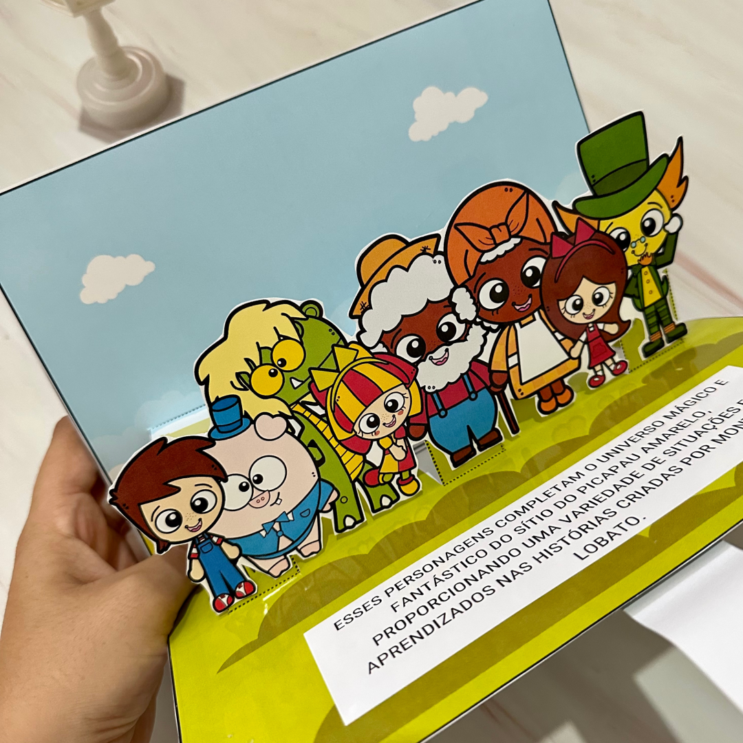 Livro 3 D Sítio do Picapau Amarelo