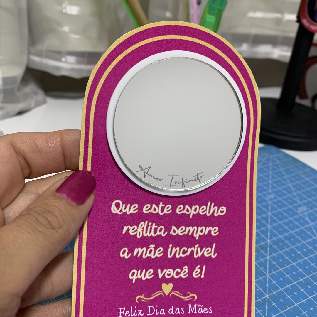 Lembrancinha do Espelho - Dia das Mães