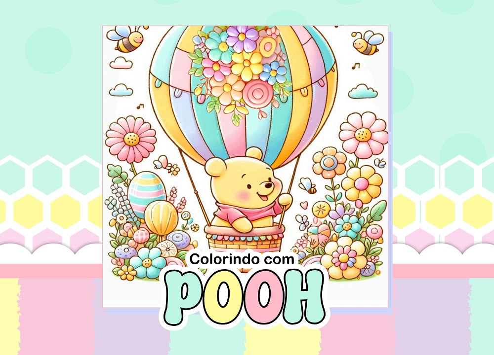 Livro de Colorir Ursinho Pooh em pdf