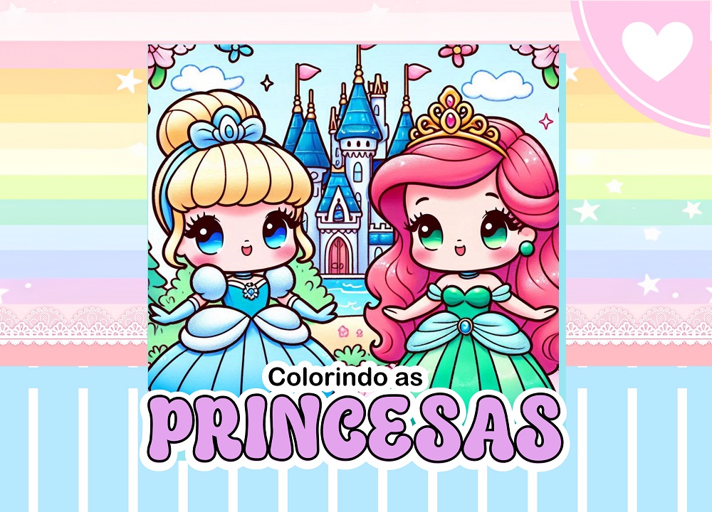 Livro de Colorir Princesas em pdf