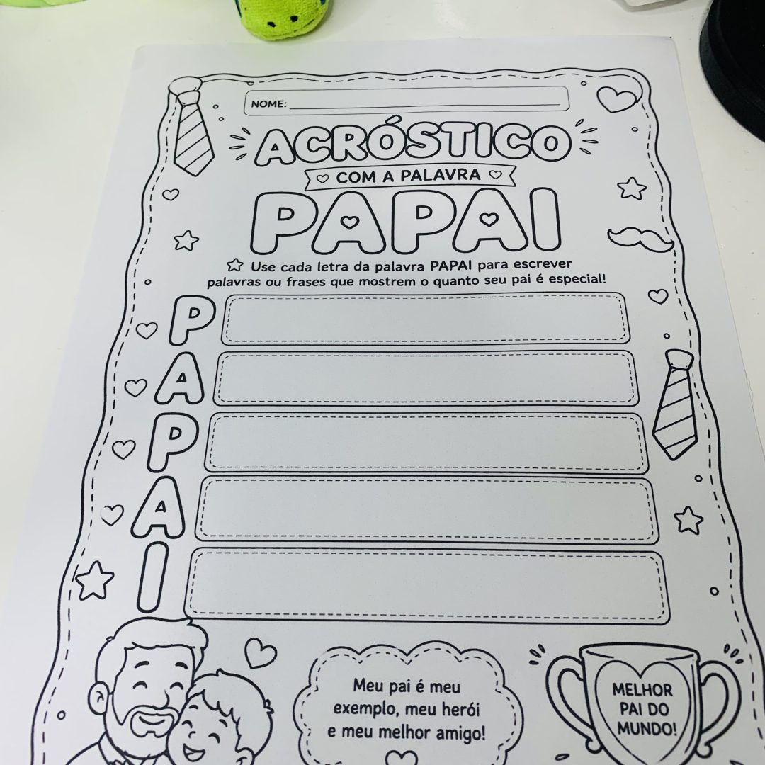 Acróstico Papai