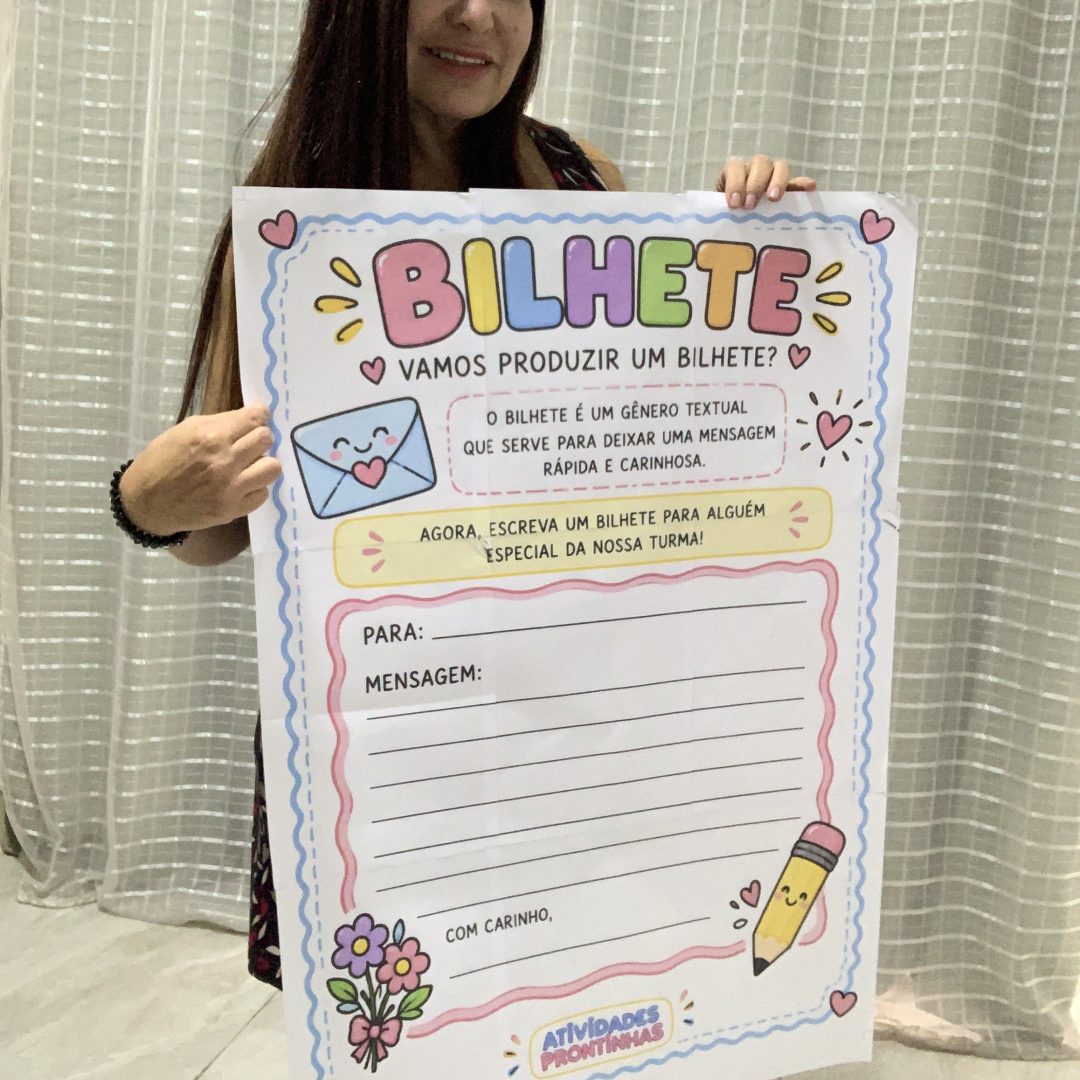 Cartaz Interativo Bilhete