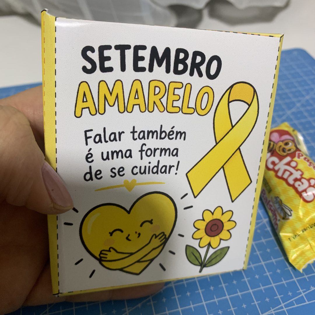 Lembrancinha Setembro Amarelo