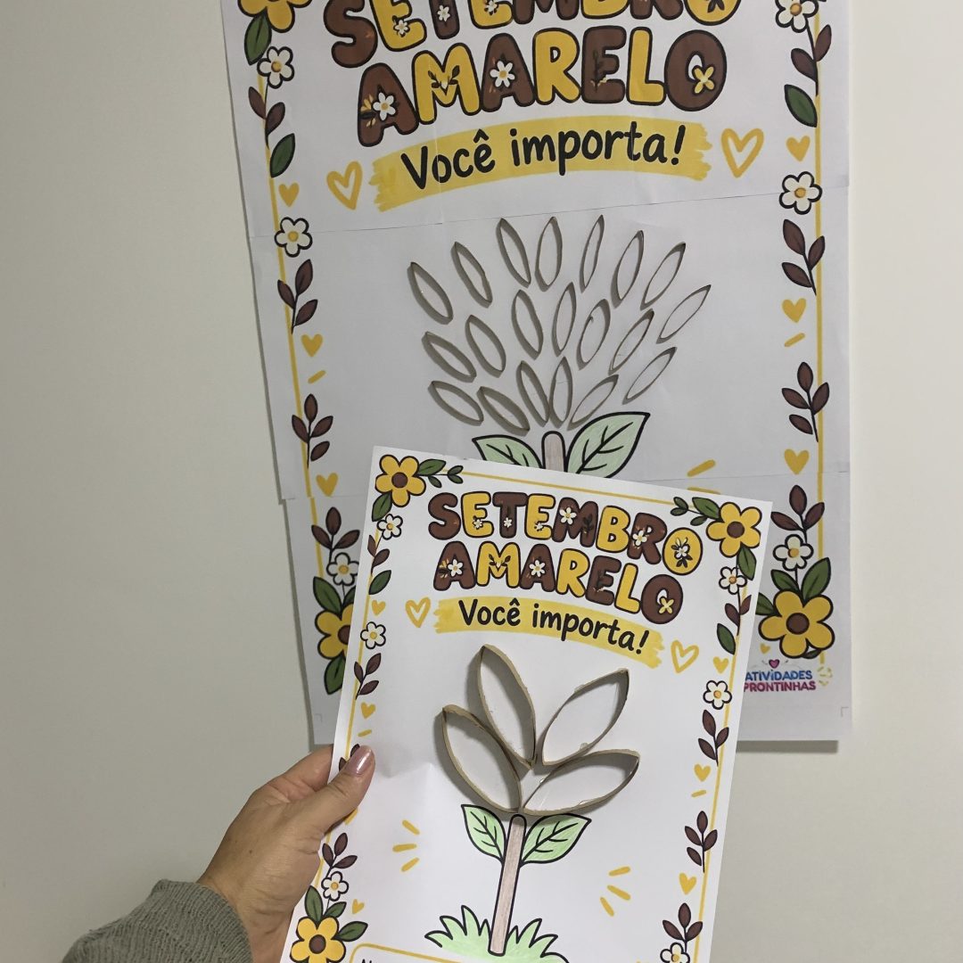 Cartaz "Você Importa" Setembro Amarelo