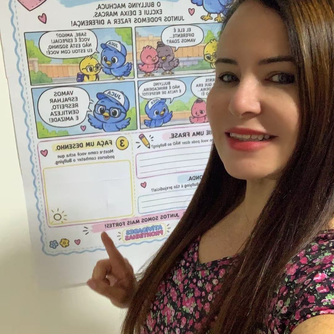 Cartaz Interativo Tirinha + Atividade em Folha