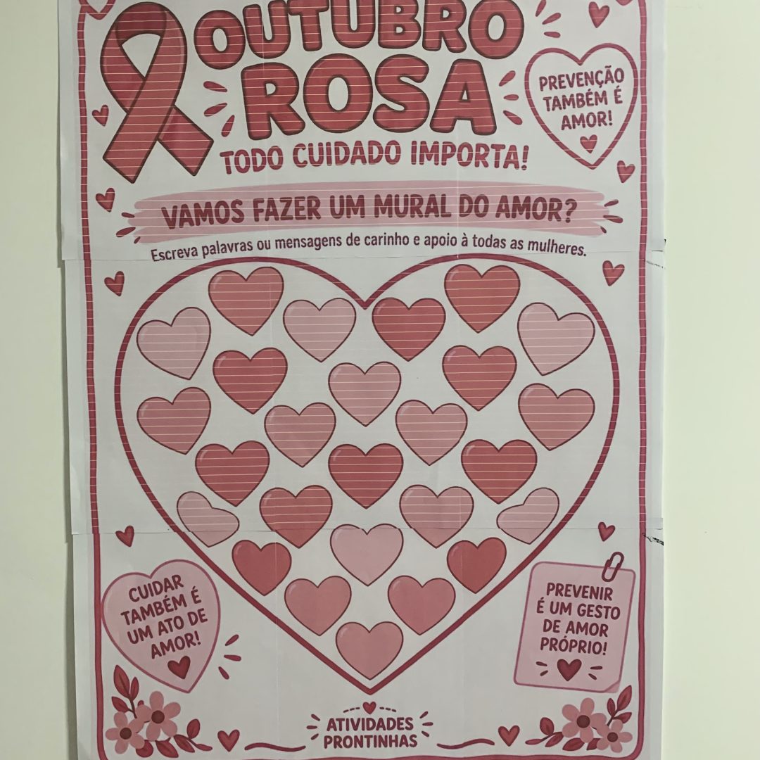 Cartaz Interativo Outubro Rosa